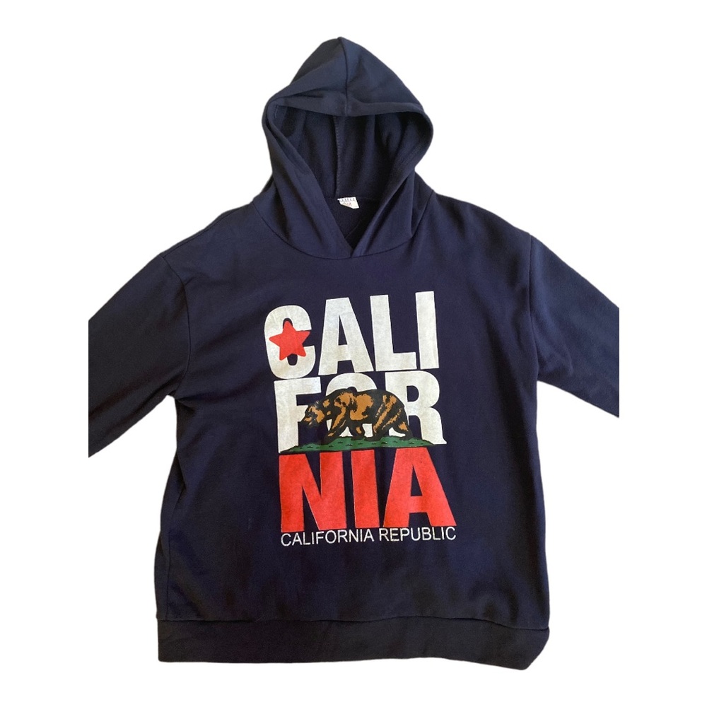 Navy Blue California Hoodie